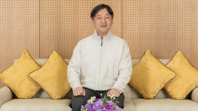 Der neue japanische Kaiser Naruhito. Der neue japanische Kaiser Naruhito.