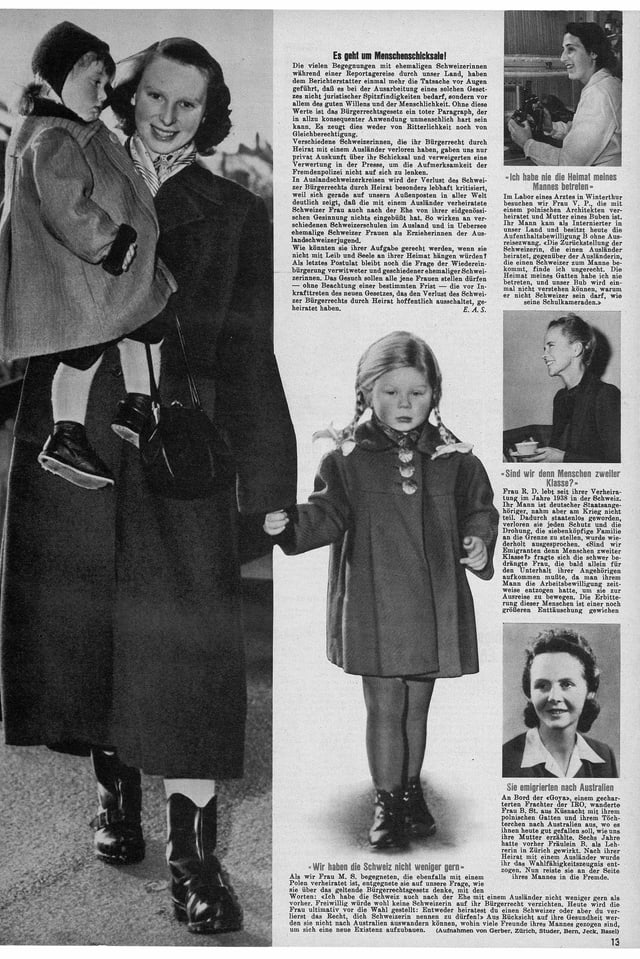 Era las medias han contribuì ha midar l’opiniun publica: qua in artitgel da la Schweizer Illustrierte dal 1951 Era las medias han contribuì ha midar l’opiniun publica: qua in artitgel da la Schweizer Illustrierte dal 1951