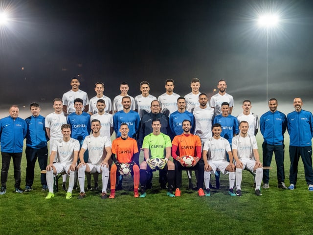 Die Spieler der AS Calcio Kreuzlingen. Die Spieler der AS Calcio Kreuzlingen.