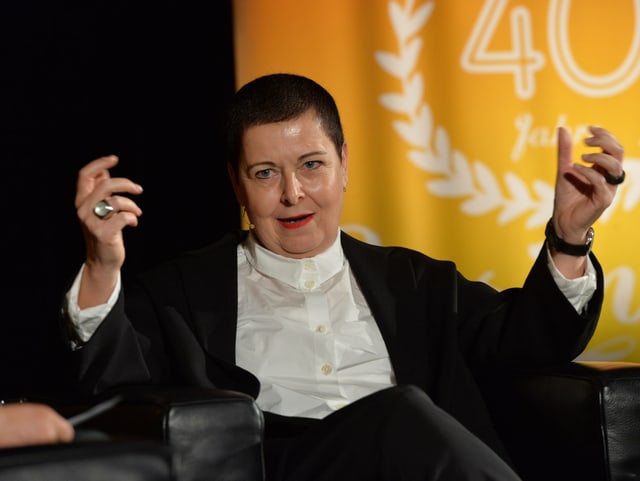 Sonja Hasler mit Colette Gradwohl.