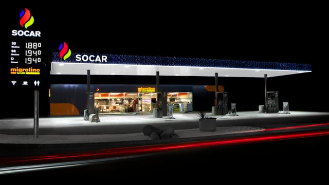 Tankstelle in Zürich Tankstelle in Zürich