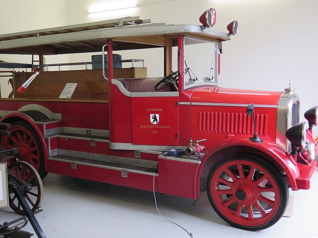 Altes Feuerwehrauto