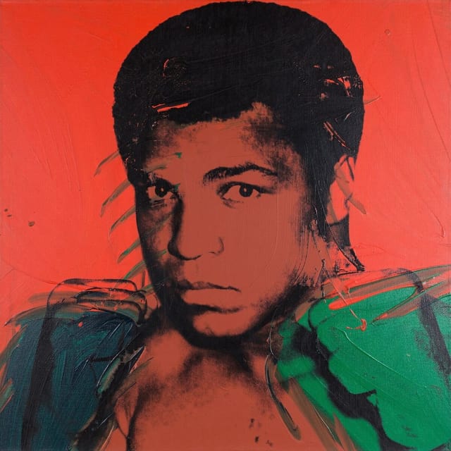 Andy Warhol: «Muhammed Ali by Andy Warhol», 1978. Andy Warhol: «Muhammed Ali by Andy Warhol», 1978.