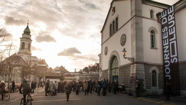 Blick auf die Stadt Solothurn. Blick auf die Stadt Solothurn.