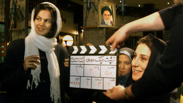 Iranische Frauen in einem Film.