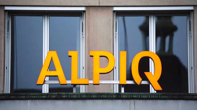 Alpiq-Schild in Olten