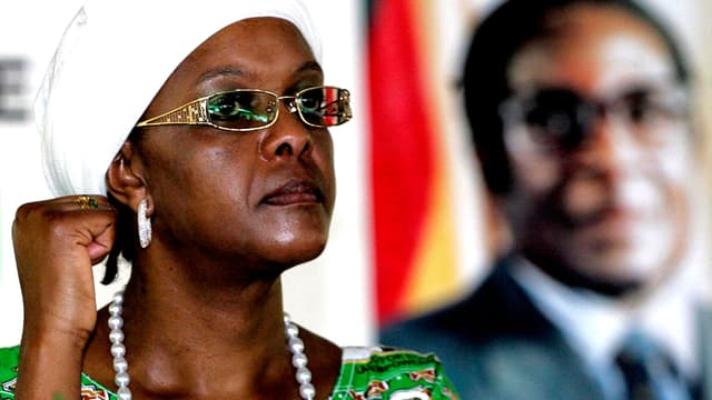 Grace Mugabe. Grace Mugabe.
