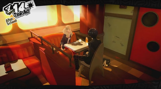 Takamaki und Ananse im Café Takamaki und Ananse im Café