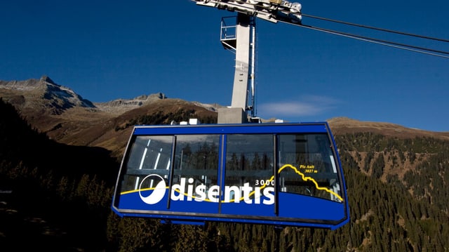 Seilbahn fährt Seilbahn fährt