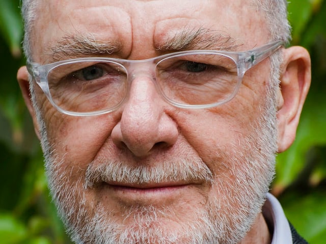 Ein Porträt des deutschen Malers Gerhard Richter. Ein Porträt des deutschen Malers Gerhard Richter.