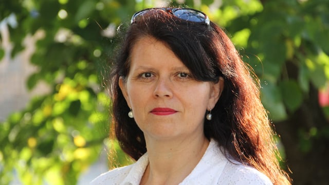 Porträt von Iren Bischofberger. Porträt von Iren Bischofberger.