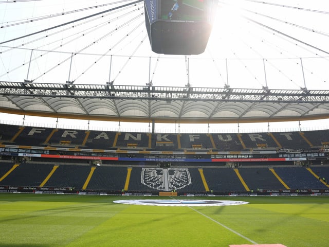 Stadion von Eintracht Frankfurt. Stadion von Eintracht Frankfurt.