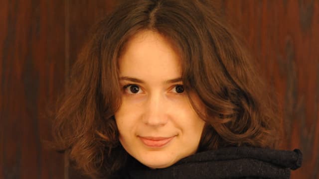 Porträt der Geigerin Patricia Kopatchinskaja. 