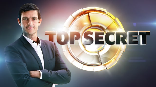 Logo Top Secret und Roman Kilchsperger Logo Top Secret und Roman Kilchsperger