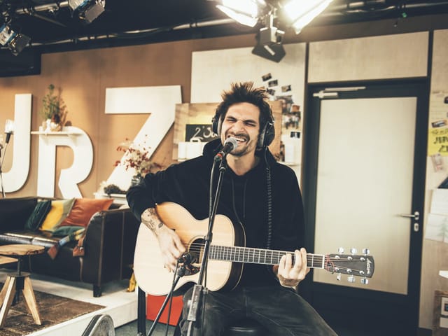 James Hersey war unser musikalischer Gast am zweitletzten Vormittag.