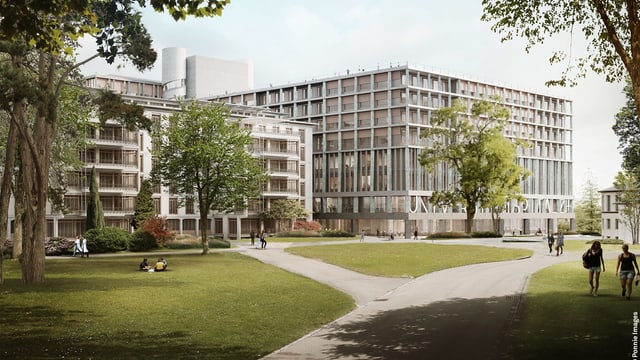 Visualisierung neues USZ Gebäude Visualisierung neues USZ Gebäude