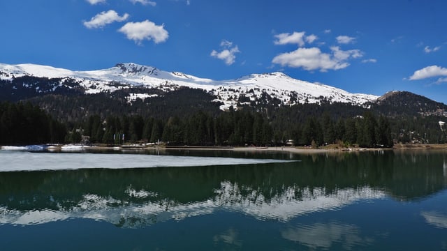 Der fast eisfreie Heidsee. Der fast eisfreie Heidsee.