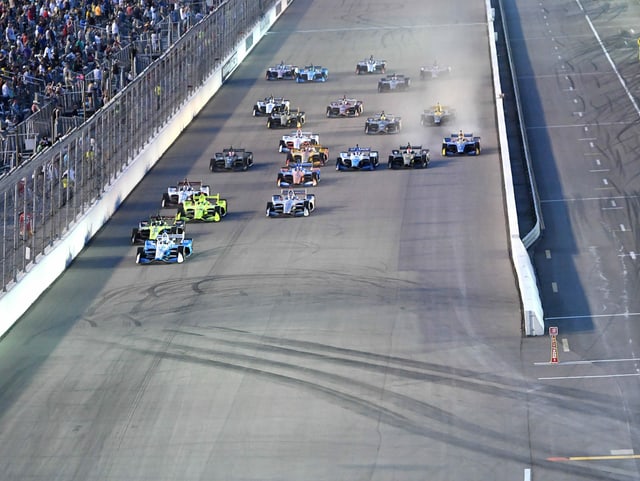 Das 500-Meilen-Rennen in Indianapolis.