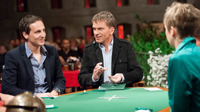 Sandro Burki am Jasstisch Sandro Burki am Jasstisch