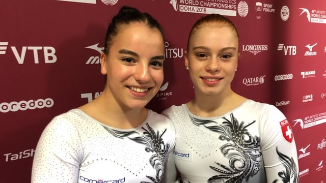 Anina Wildi und Leonie Meier im Gruppenbild Anina Wildi und Leonie Meier im Gruppenbild
