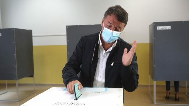 Zu sehen der italienische Premierminister Conte. Zu sehen der italienische Premierminister Conte.
