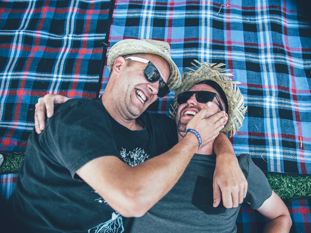 Festivalbesucher Festivalbesucher