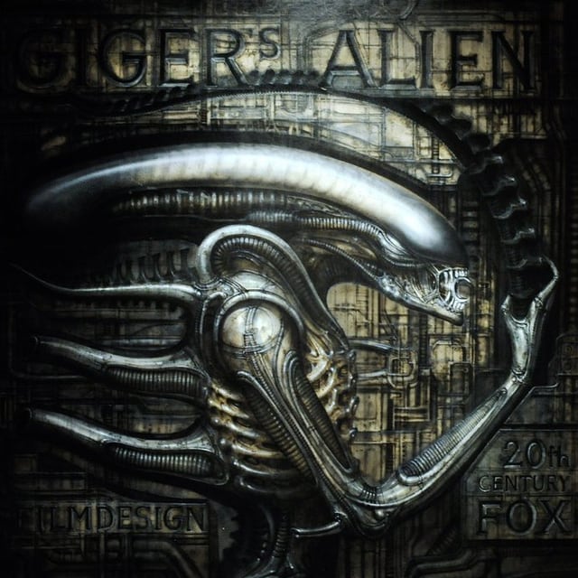 Ein Bild des von H.R. Giger entworfenen "Alien"-Monsters Ein Bild des von H.R. Giger entworfenen "Alien"-Monsters