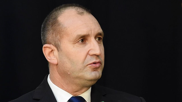 Staatspräsident Rumen Radev Staatspräsident Rumen Radev