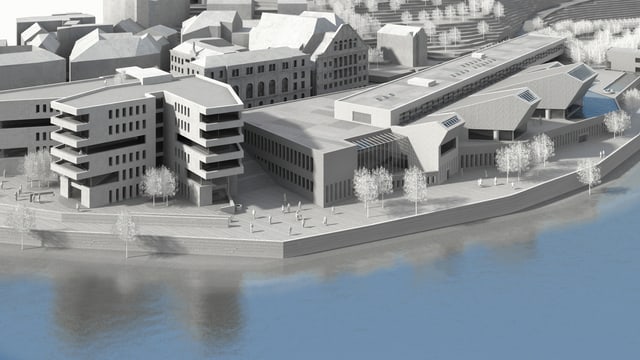 Visualisierung Botta-Bad und Bäderquartier Visualisierung Botta-Bad und Bäderquartier