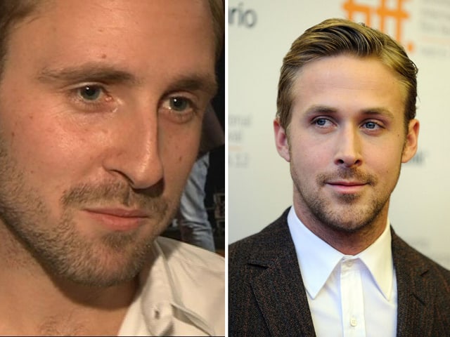 Marco Kunz und Ryan Gosling. Marco Kunz und Ryan Gosling.