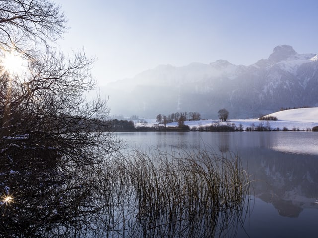 Morgenstimmung am Uebeschisee