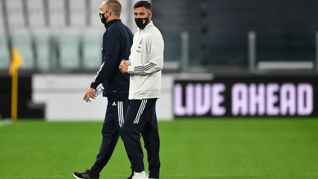 Die Spieler von Juventus Turin am 4. Oktober. Die Spieler von Juventus Turin am 4. Oktober.