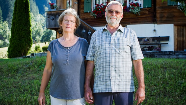 Chris und Otto Kaufmann: Kommt es zu keiner Einigung mit den Jungfraubahnen, droht die Enteignung ihres Hauses. Chris und Otto Kaufmann: Kommt es zu keiner Einigung mit den Jungfraubahnen, droht die Enteignung ihres Hauses.