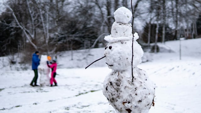 Schneemann. Schneemann.