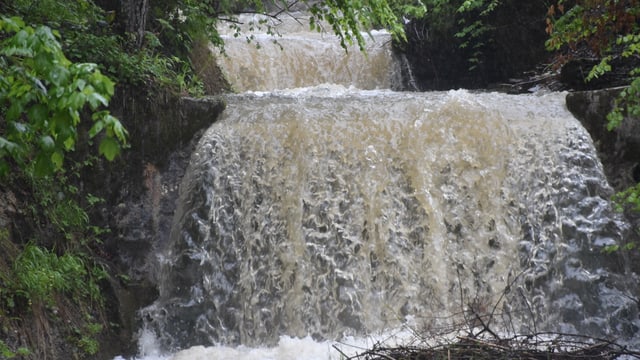 Hochwasser im Emmental am 29. Mai. Hochwasser im Emmental am 29. Mai.