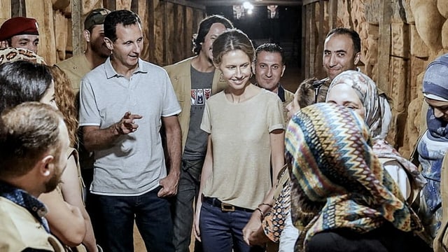 Assad und Asma Assad und Asma