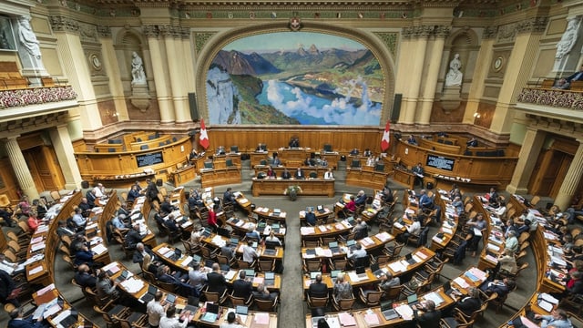 Cussegl naziunal a Berna. Cussegl naziunal a Berna.
