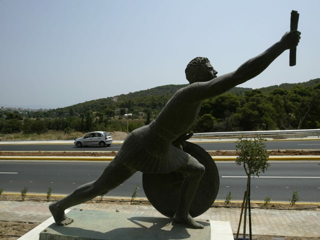 Statue von Pheidippides Statue von Pheidippides