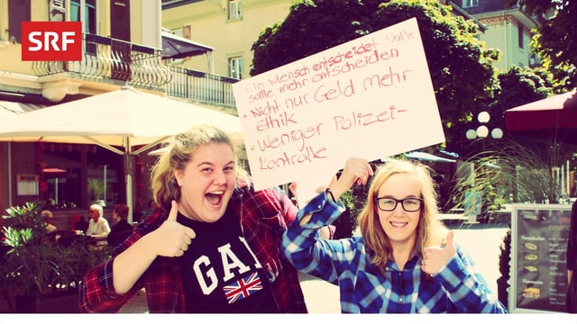 Mehr Ethik, weniger Polizeikontrollen, mehr Mitentscheidungsmöglichkeiten - das wollen diese zwei Frauen aus Visp.