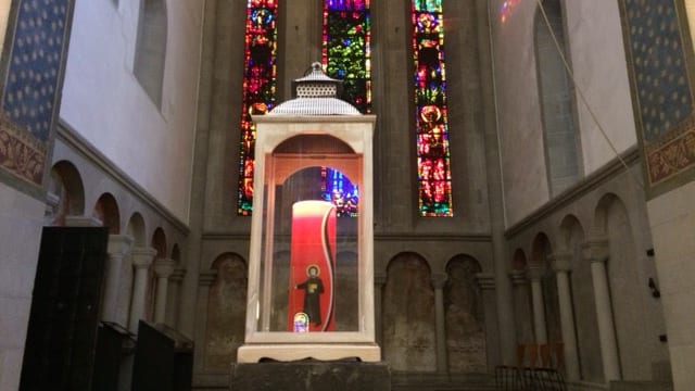 Grosse Kerze in Grossmünster Grosse Kerze in Grossmünster