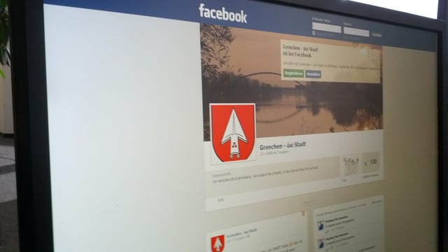 Screenshot der Facebook-Seite Screenshot der Facebook-Seite