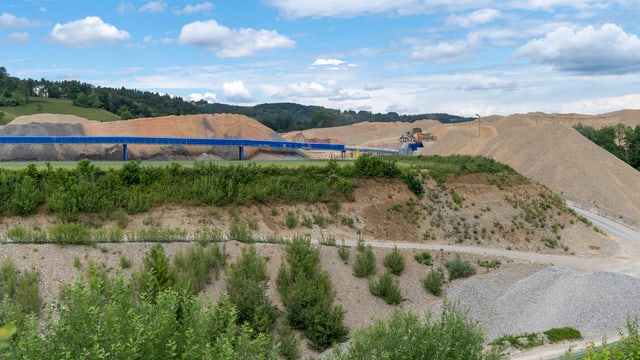 Bauschutt-Zwischenlager in Schinznach-Dorf Bauschutt-Zwischenlager in Schinznach-Dorf