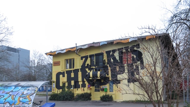 Das Winterlager des Zirkus Knopf auf dem Koch-Areal Das Winterlager des Zirkus Knopf auf dem Koch-Areal