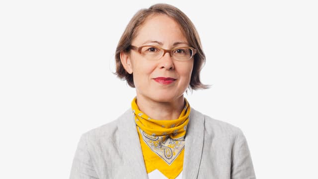 Porträt der DRS 2-Redaktorin Barbara Basting. Porträt der DRS 2-Redaktorin Barbara Basting.