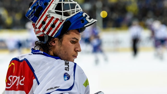 Luca Boltshauser im letztjährigen Dress der ZSC Lions Luca Boltshauser im letztjährigen Dress der ZSC Lions
