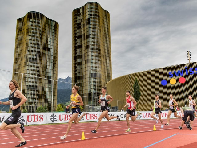 Das Meeting «Spitzen Leichtathletik Luzern». Das Meeting «Spitzen Leichtathletik Luzern».