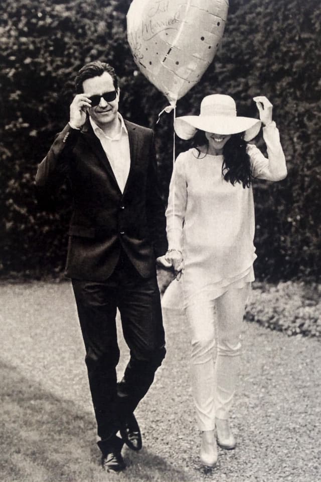Kiki Mäder und Mark Strähl als Hochzeitspaar Kiki Mäder und Mark Strähl als Hochzeitspaar