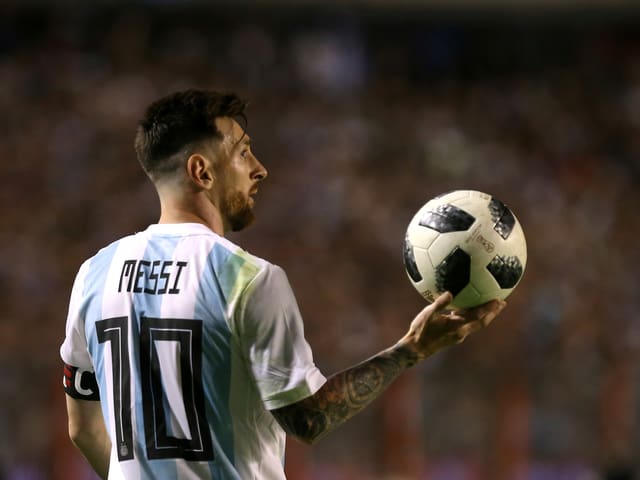 Argentiniens Lionel Messi. Argentiniens Lionel Messi.