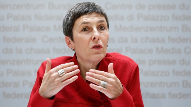 SP-Vizepräsidentin Barbara Gysi. SP-Vizepräsidentin Barbara Gysi.