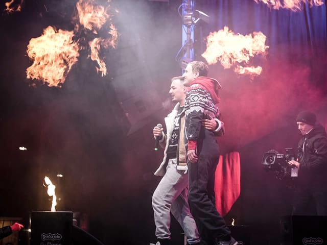 Mimiks und Stefan Büsser.